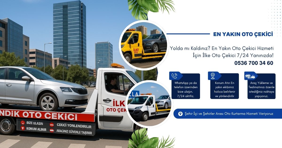 en yakın oto çekici